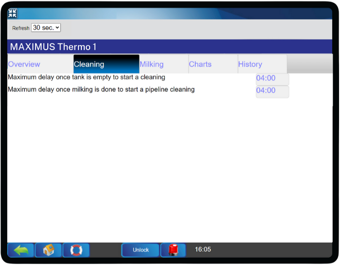 Canada Dairy Thermograph (TTR) - MAXIMUS Thermo – Cleaning Report