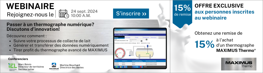 Thermographe laitier - MAXIMUS Thermo webinaire, 24 septembre 2024