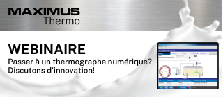 Thermographe laitier - &Webinaire MAXIMUS Thermo 