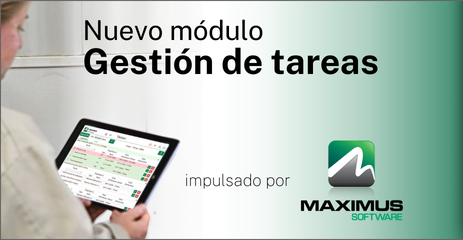 MAXIMUS Solution - Nuevo módulo 𝐆𝐞𝐬𝐭𝐢𝐨́𝐧 𝐝𝐞 𝐭𝐚𝐫𝐞𝐚𝐬 